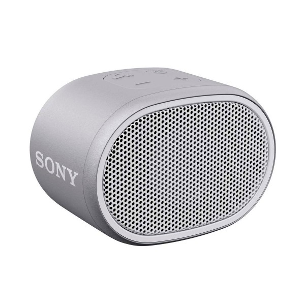 Sony srs-xb01 blanco altavoz inalámbrico bluetooth aux micrófono extra bass y resistente al agua
