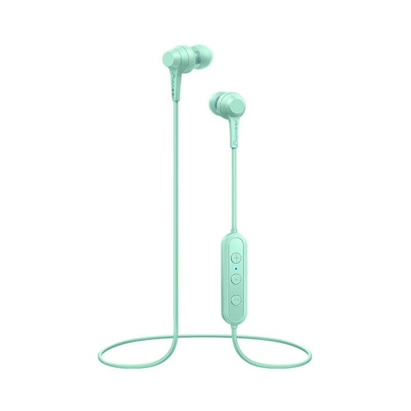 Pioneer se-c4bt verde auriculares con micrófono de alta calidad bluetooth