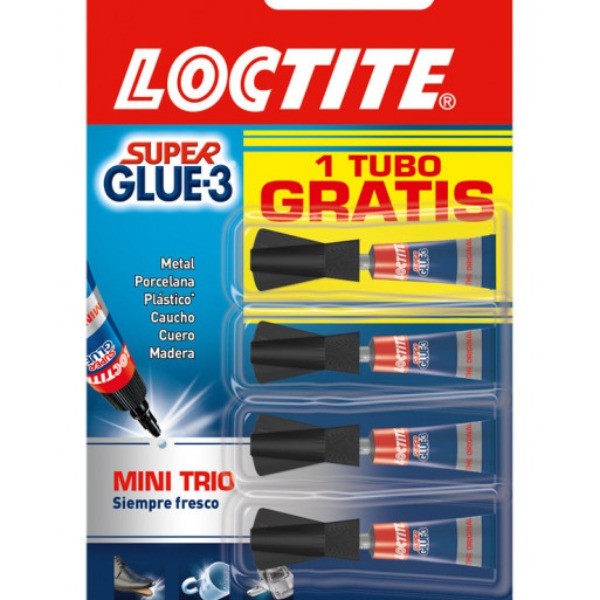 Loctite Super-Glue Mini Trio 3+1