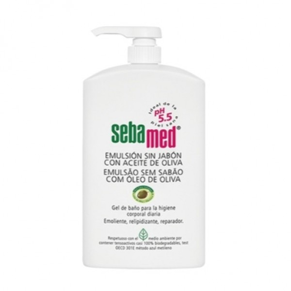 Sebamed Emulsión Sin Jabón con Aceite de Oliva 1000ml
