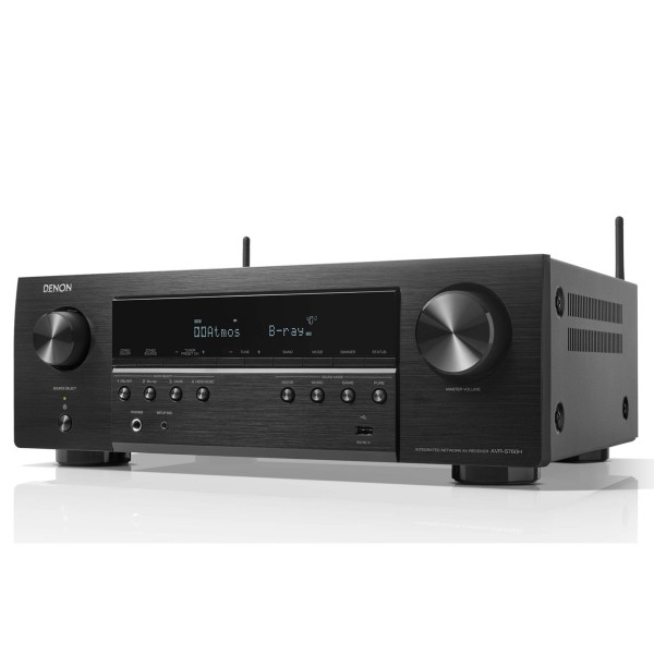 Denon avr-s760h negro/receptor av, 7.2ch 8k, 140w por canal, dolby atmos