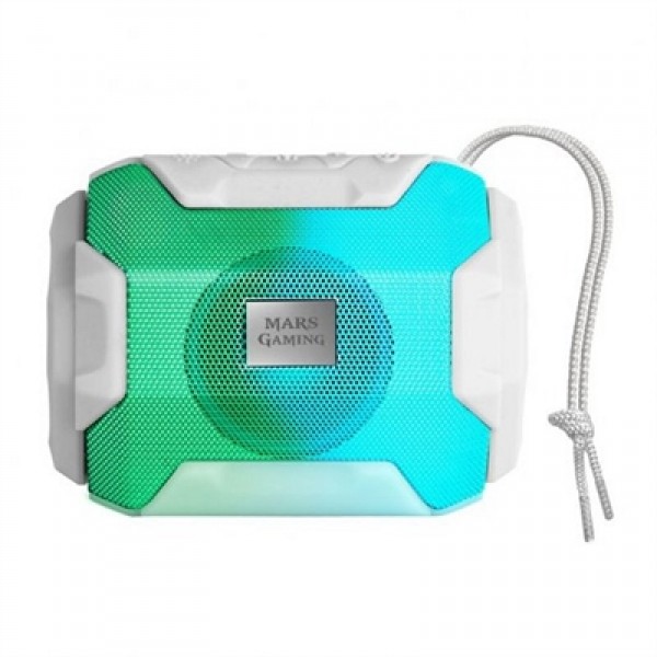 Mars gaming altavoz bluetooth rgb msbax 10w white