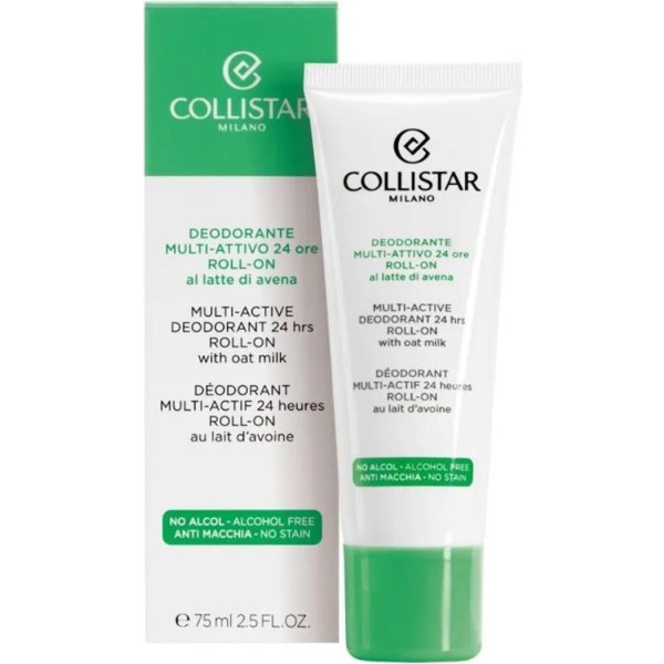 Collistar multi-active desodorante roll-on sin alcohol oat milk 75ml